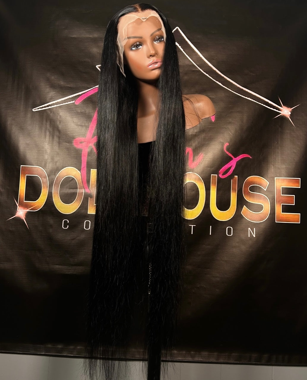 Ready To Wear 250% Density 40" Straight Wig